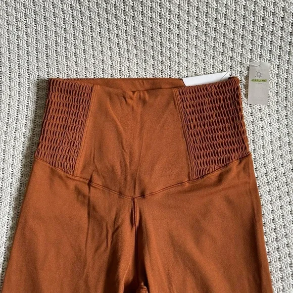 Offline by Aerie Rust Leggings - Picture 7 of 7